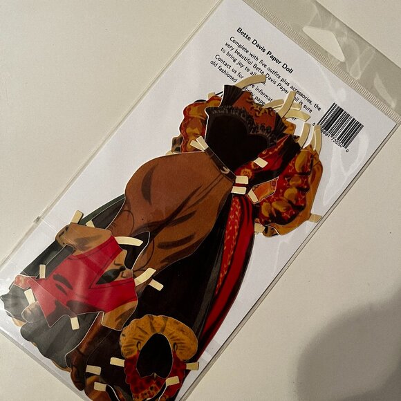 Bette Davis Paper Doll – 5 Outfits and Accessories (New, Original Packaging)‎ - Picture 4 of 8